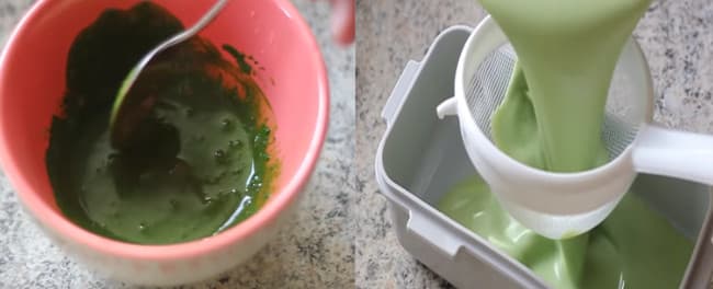 Cách nấu chè khúc bạch vị trà xanh